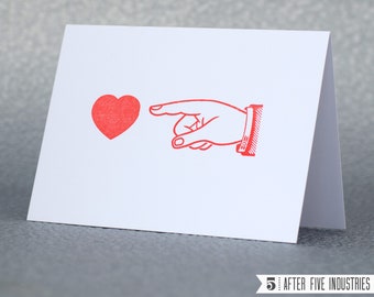 Te amo – Tarjeta de felicitación impresa