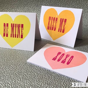 Coeurs de conversation — Carte de voeux typographique