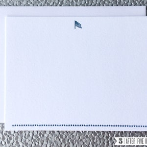 American Flag — Letterpress Note Cards, Set of 6