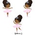Personalized Ballerina Printable | Black Ballet | Nursery Art | Girls ...