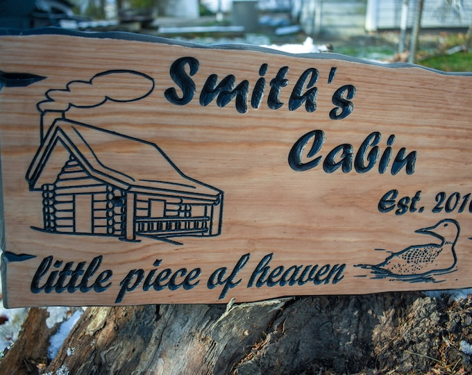 personalized sign outdoor decor customized gift  gift best gift wood sign wooden sign carved wood sign welcome sign cabin sign