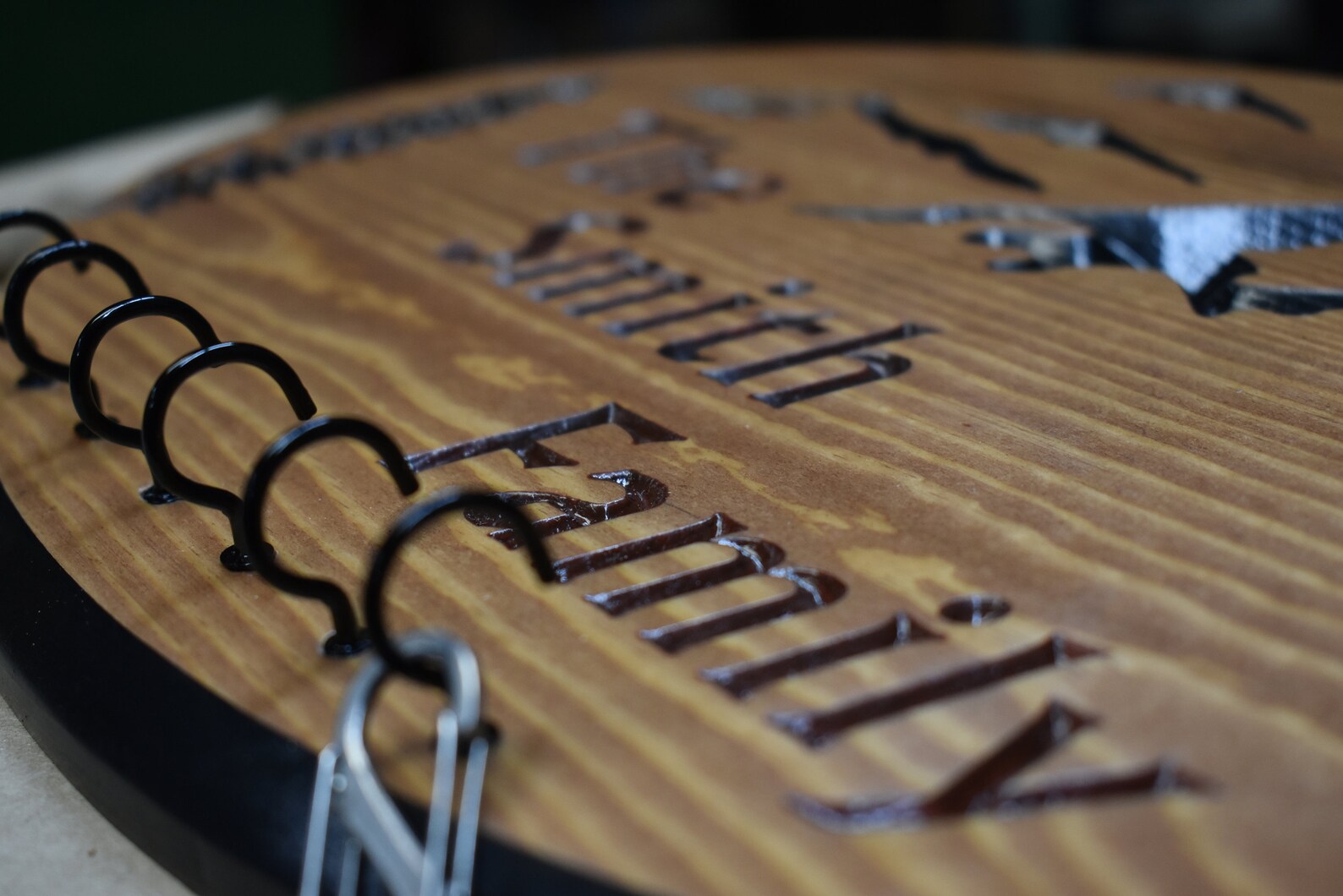 Wood Carved Key Rack Wood Key Rackbest Custom Giftbest - Etsy