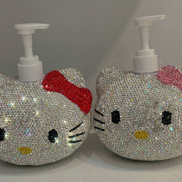 Kitty Soap Dispenser Etsy