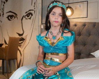 Little girl princess jasmine costume top