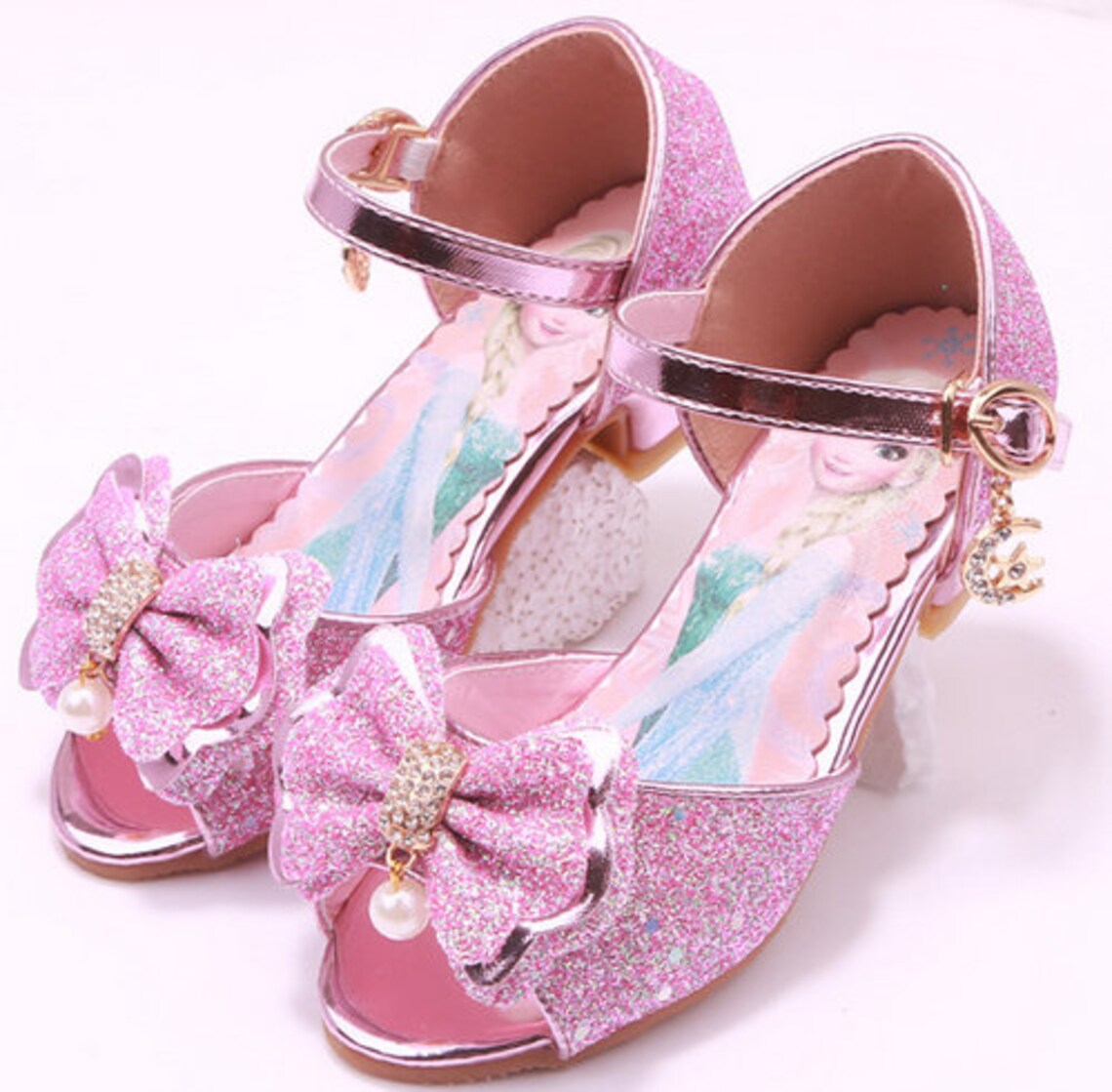 Pink Elsa Frozen Shoes Blue Frozen Shoes Elsa Blue Shoes Etsy