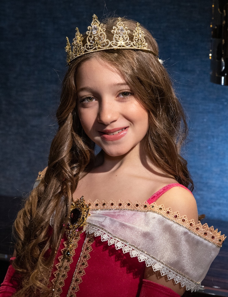 Gold Full Ringstones Tiara Gold Tiara Ringstones Tiara Etsy