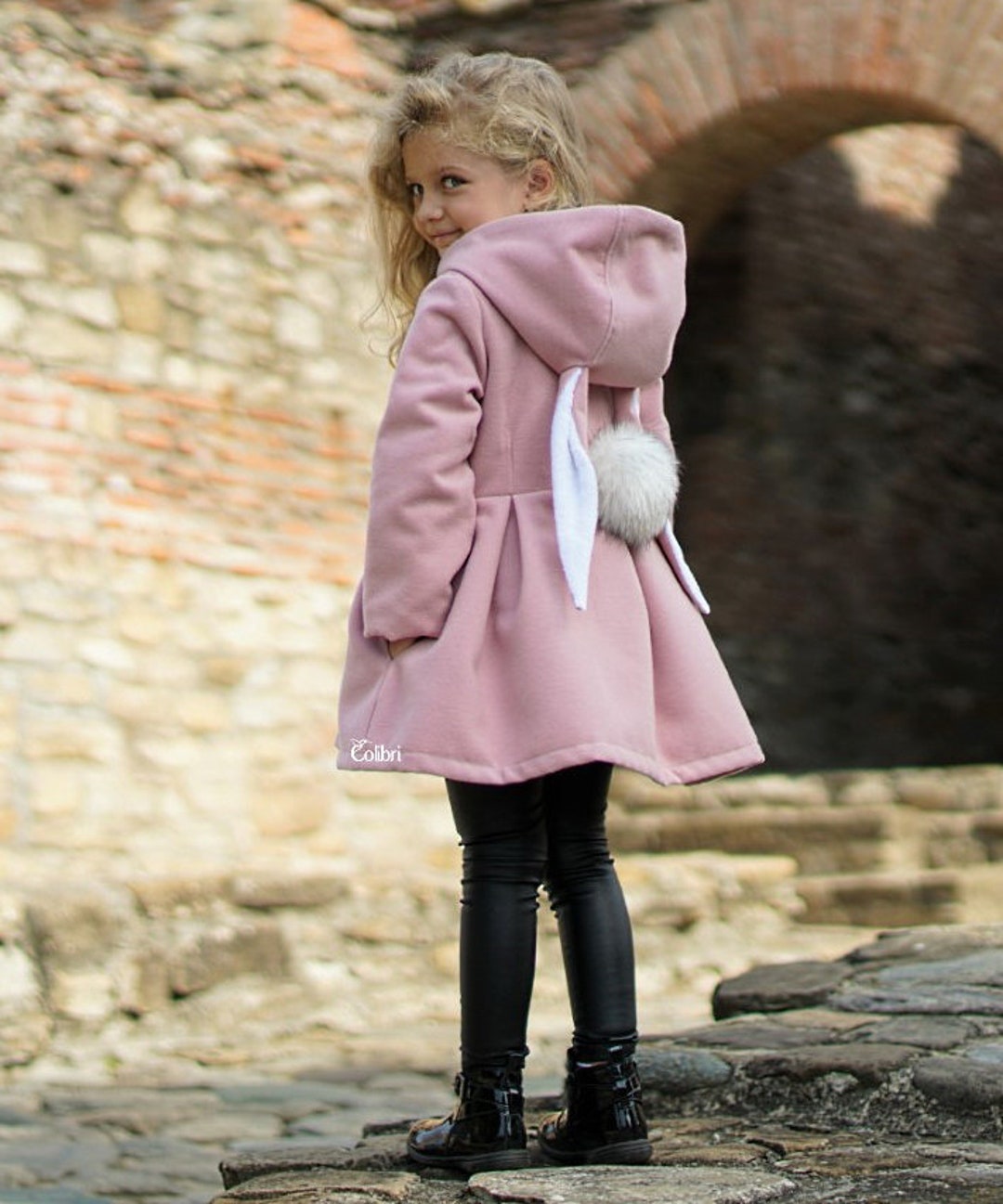 Pink Bunny Coat Bunny Coat for Girls 