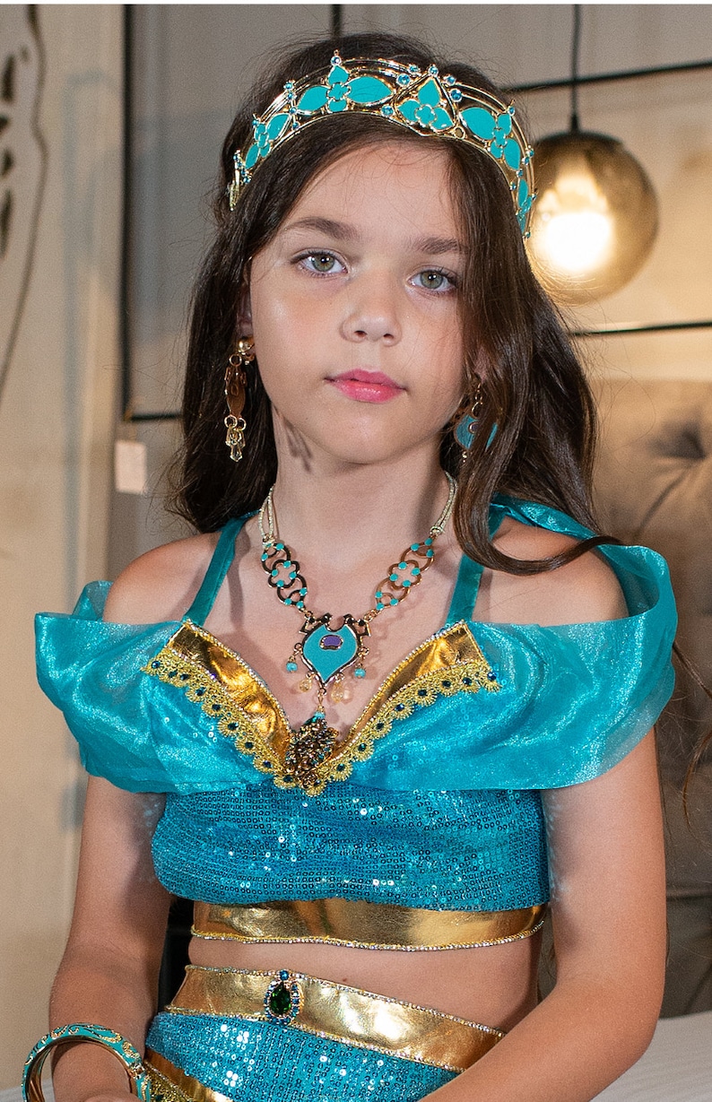 Princess Jasmine Costume Jasmine Outfit Jasmine Costume Etsy