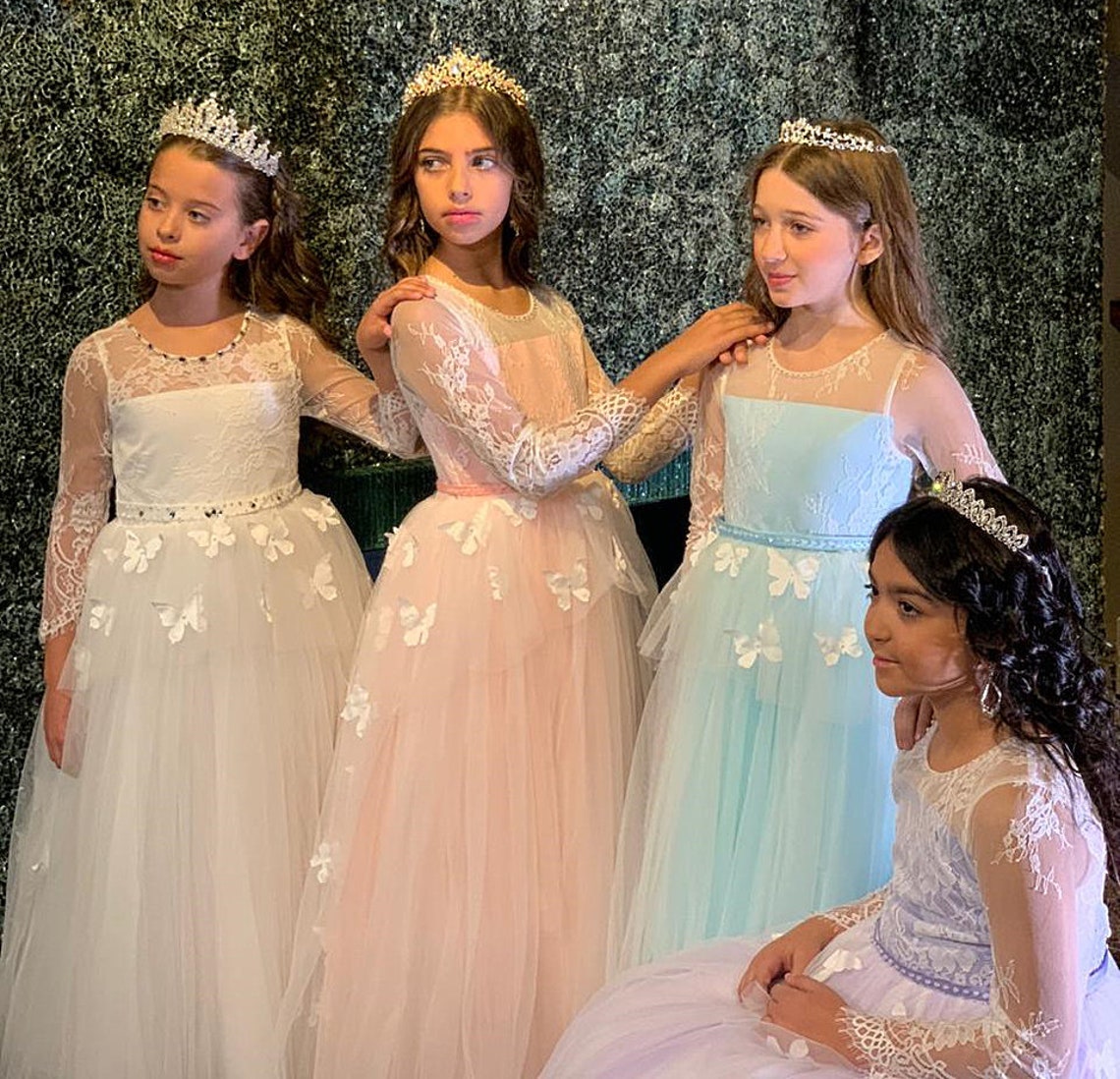 Butterfly Dress White Butterfly White Dress Ringstone Etsy