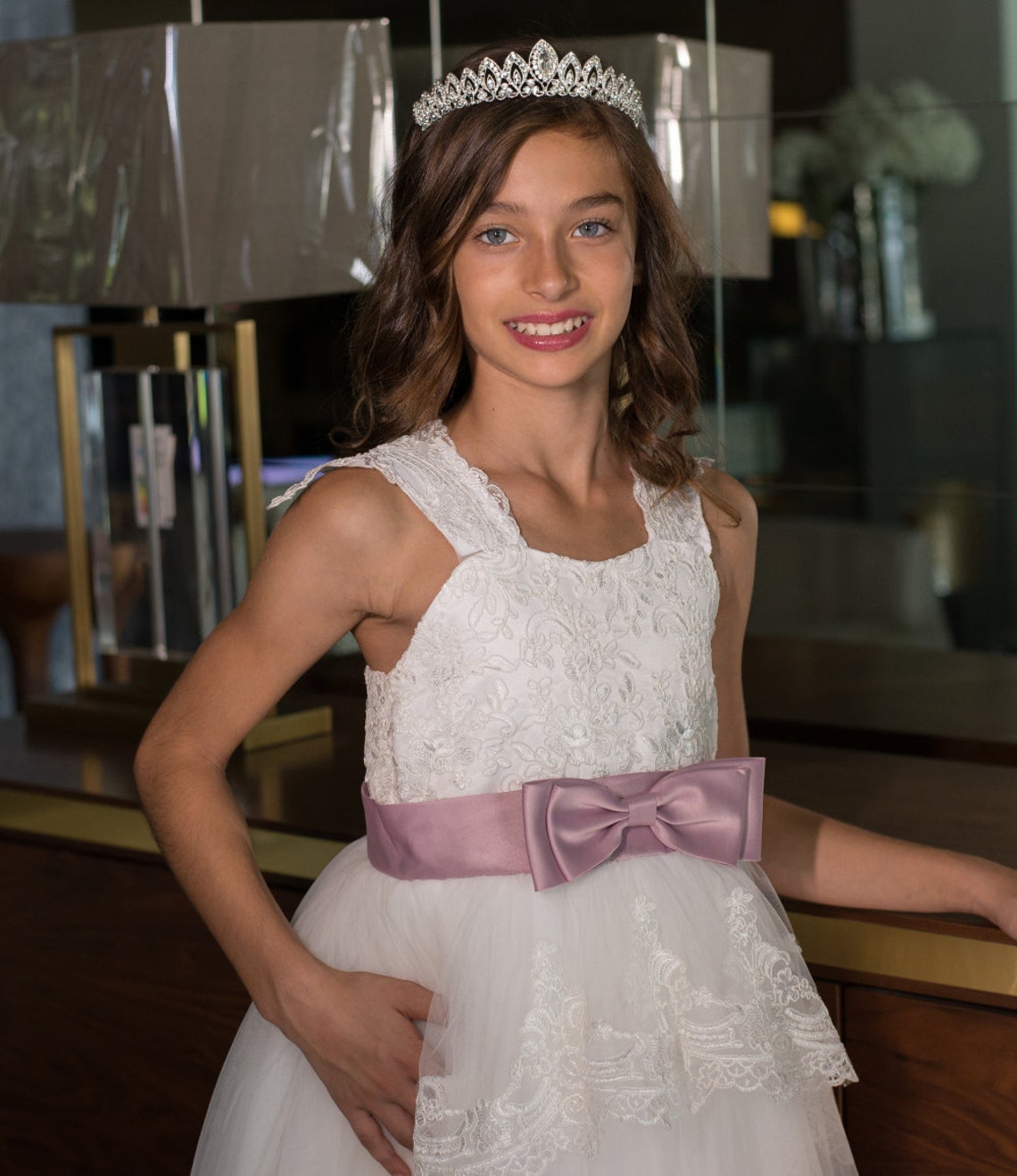 Full Ringstone Tiara Pagent Tiara Prom Tiara Wedding Tiara Etsy