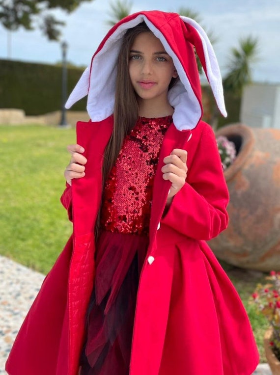 Pink Bunny Coat Bunny Coat for Girls 