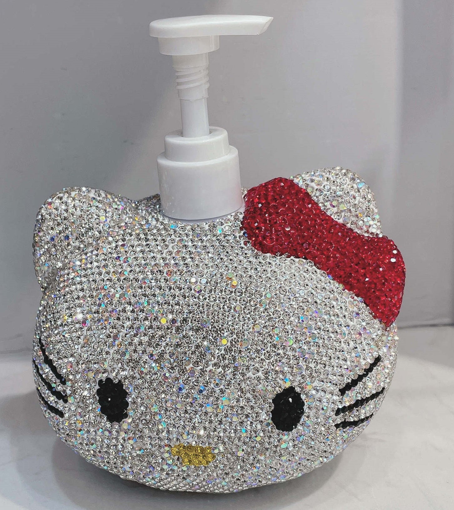 Hello Kitty Soap Dispenser Rhinestone Hello Kitty Dispenser Etsy