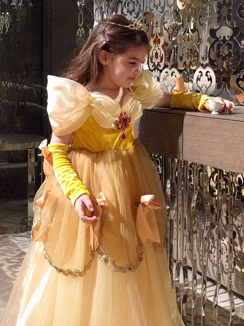 Belle Princess Dress Belle Dress Princess Dress Beauty And Etsy Uk