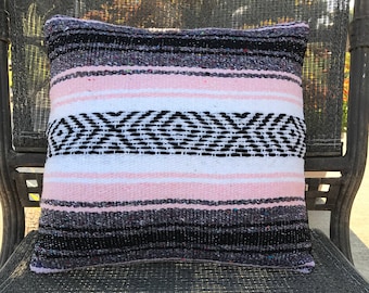 Mexican Blanket Pillow Cover