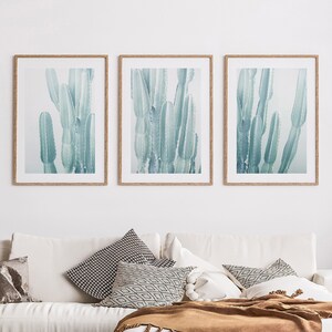 3er Set Kaktus Drucke - Digitaler Download - Kaktus Druck 3er Set - Wüste Thema Kunst - Boho Print 3er Set - Kaktus Fotografie
