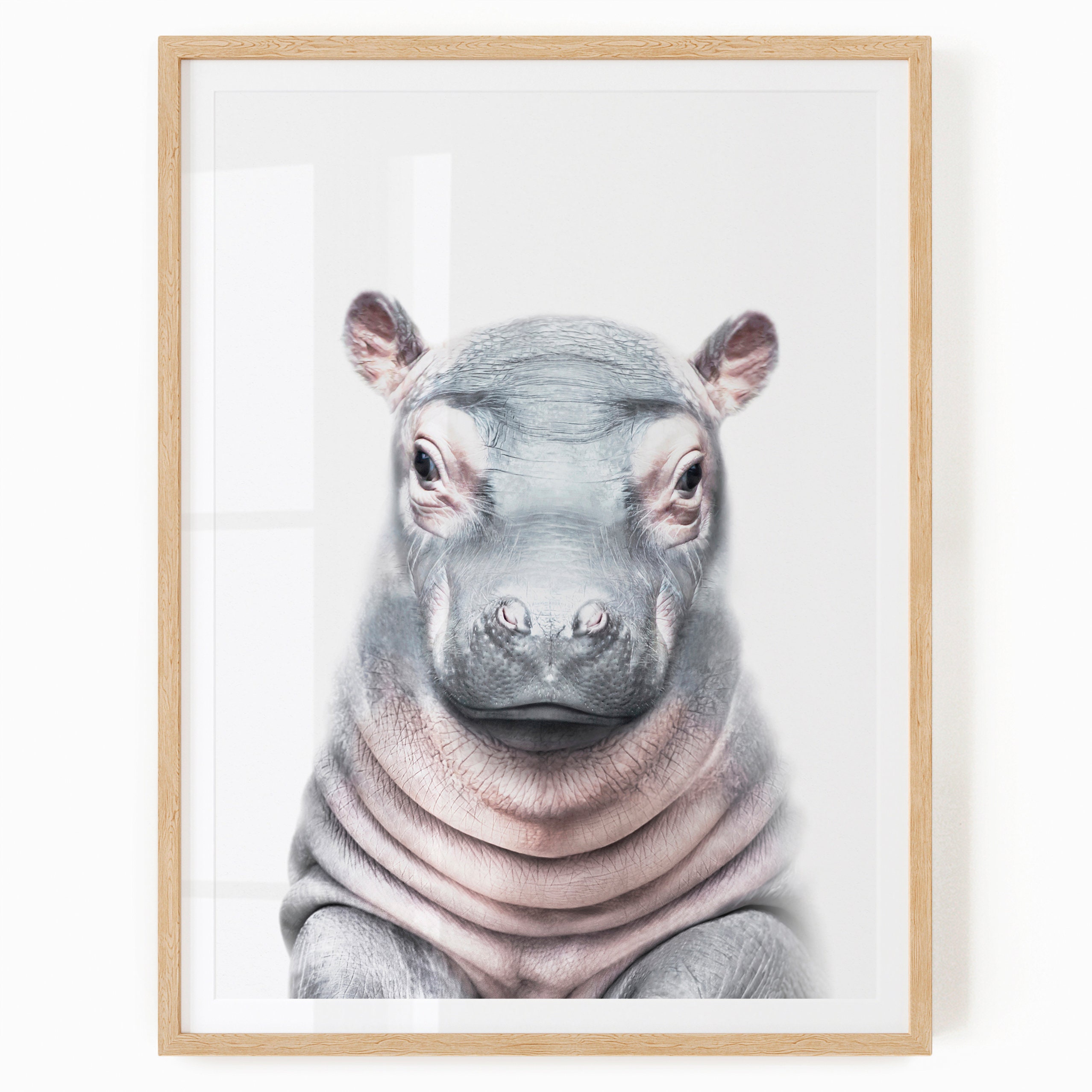 Ensemble 3 pièces imprimé hippopotames pour bébé