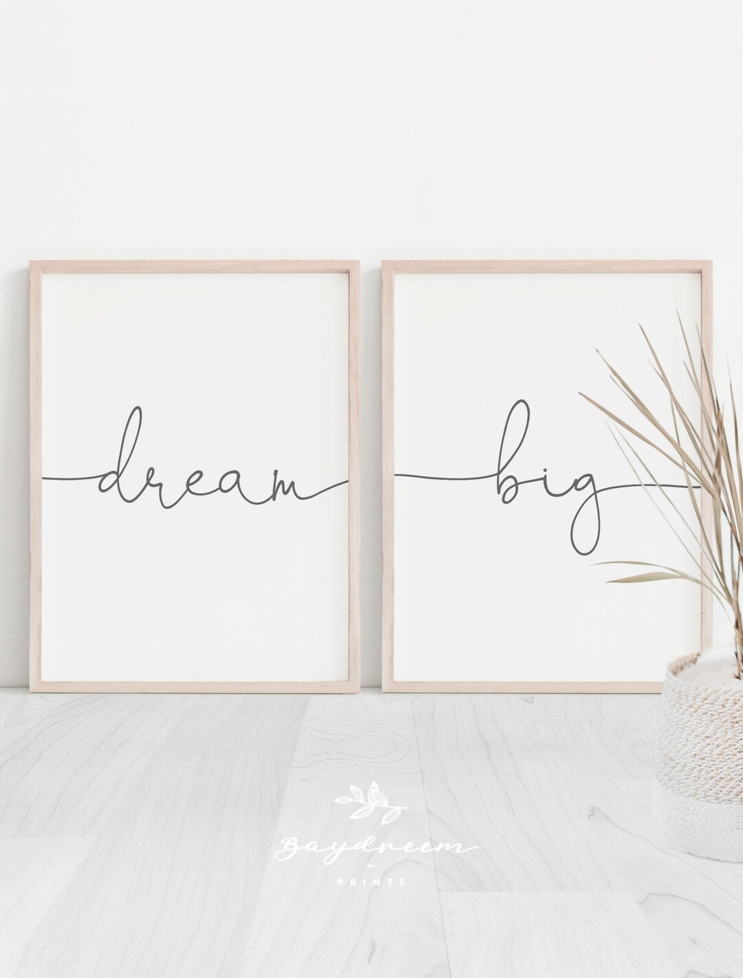 Dream Big Print Kids Room Printable Dream Big Digital Print - Etsy