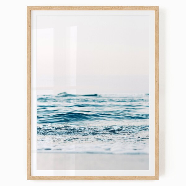 Coastal Printable, Blue Ocean Print, Coastal Digital Prints, Beach Printable, Ocean Print, Coastal Prints, Beach Print Download, Coastal Art