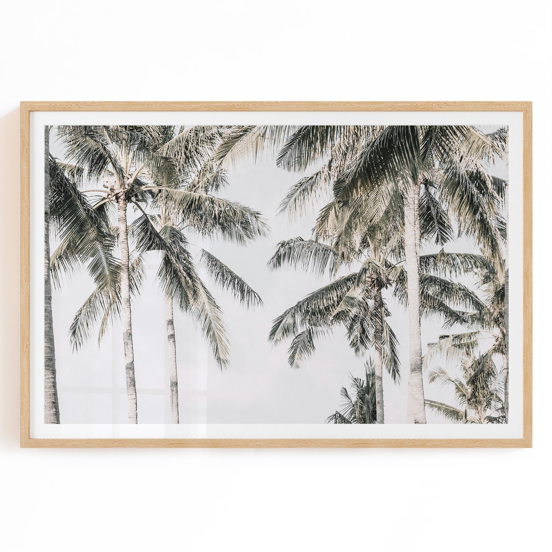 Palm Trees Printable Summer Wall Art Palm Trees Digital Download ...