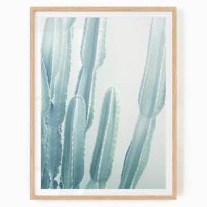 Kaktus druckbare Kunst - Große Kaktus Wandkunst - Boho Druck - Pastell Kaktus Kunstdruck - Boho Wandkunst - druckbare Kaktus Poster - Boho Kunst