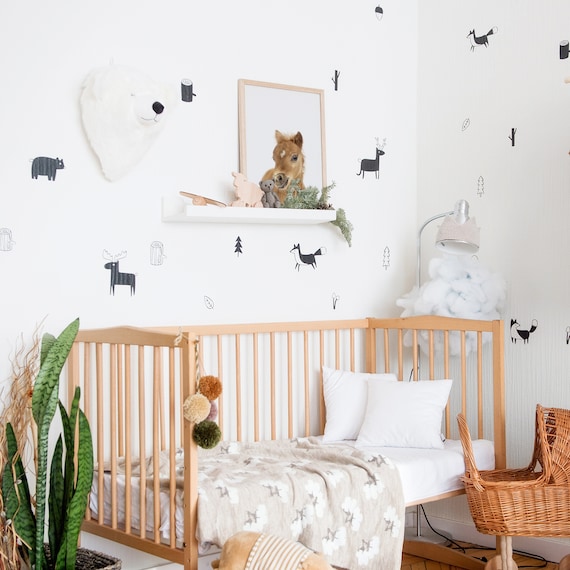 赤ちゃんのインテリア／アート ポニーのプリント可能な壁アート - 保育園や子供向けの赤ちゃん動物の