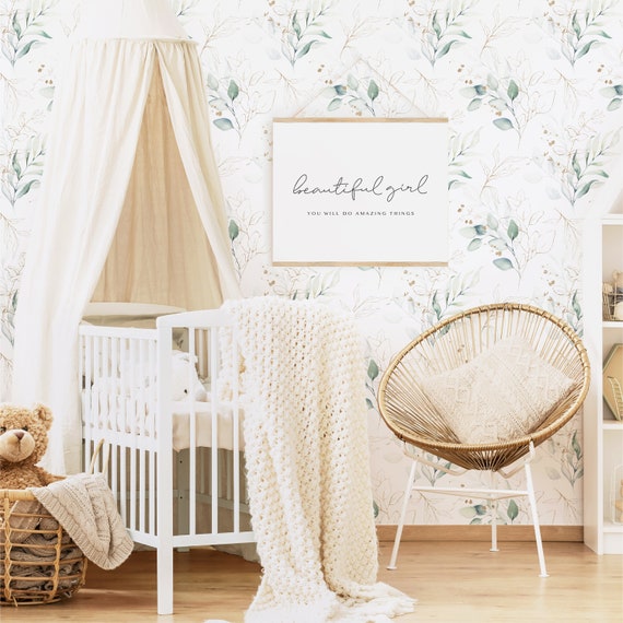 Girl Nursery Quote Print Beautiful Girl You Will Do Amazing
