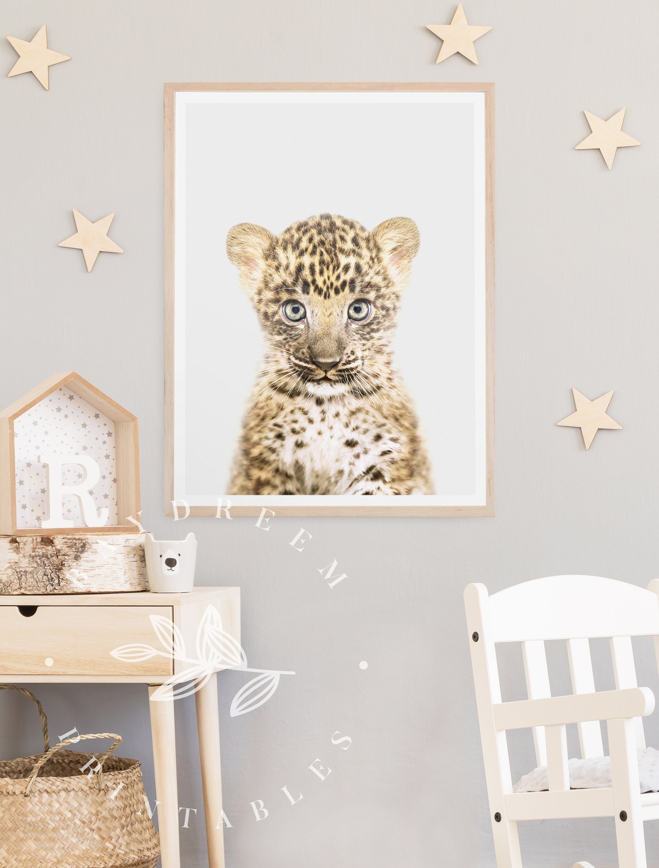 Baby Leopard Nursery Art Baby Animal Prints for Nursery Baby Etsy