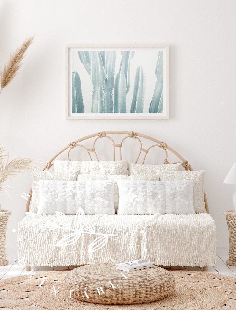 Horizontal Cactus Print Large Horizontal Wall Art for Etsy Canada
