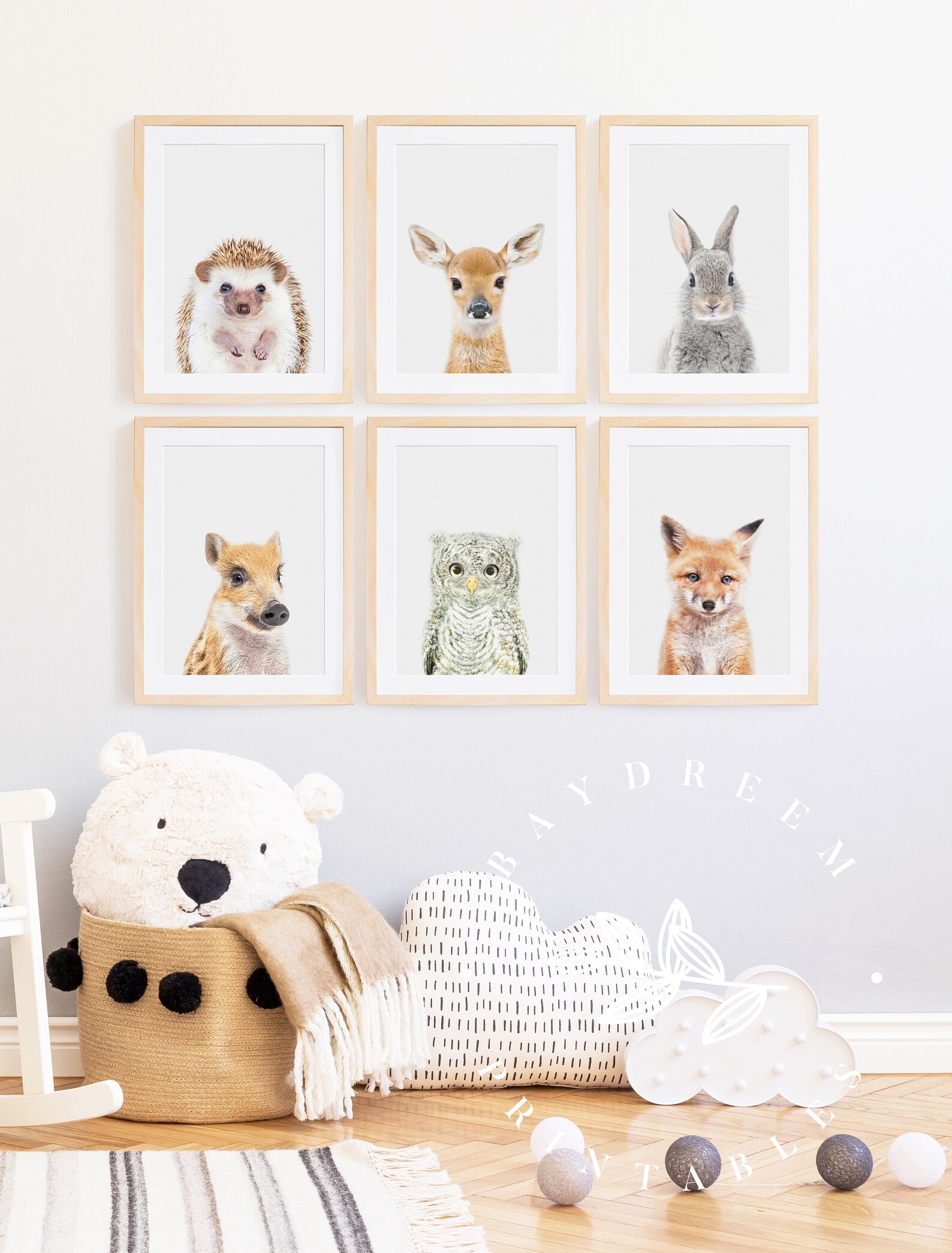 Baby Deer Nursery Print Woodland Nursery Deer Decor Fawn Etsy