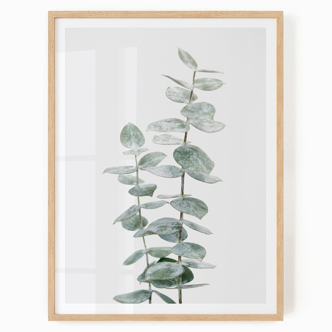 Botanical Print Digital Download - Eucalyptus Printable Art - Neutral ...