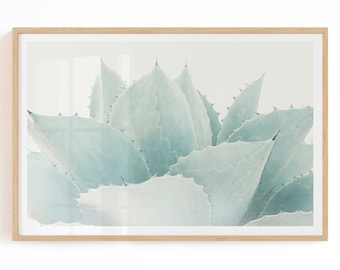 Woestijnplantkunst digitale download - agaveprint - afdrukbare Boho-botanische kunst