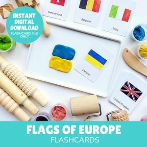 Europäische Flaggen | Geographie | Faktenkarten | Karteikarten | Druckbar | Lernmittel | Lernmittel Lehrmittel | Kinder | Heimatschule
