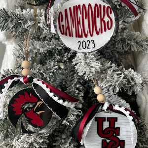 USC Gamecocks Ornament Set