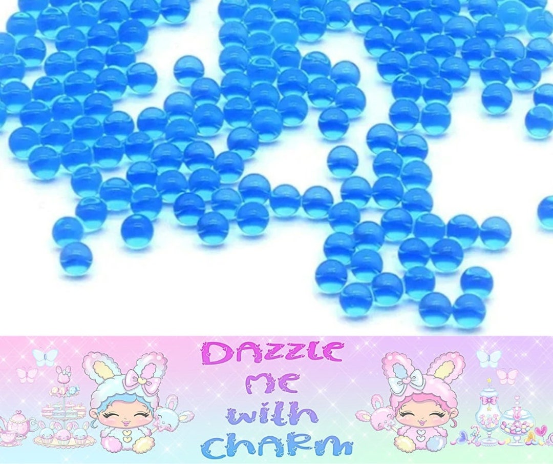 Blue Water Beads Growing Beads Vase Filler Decorative Round Etsy