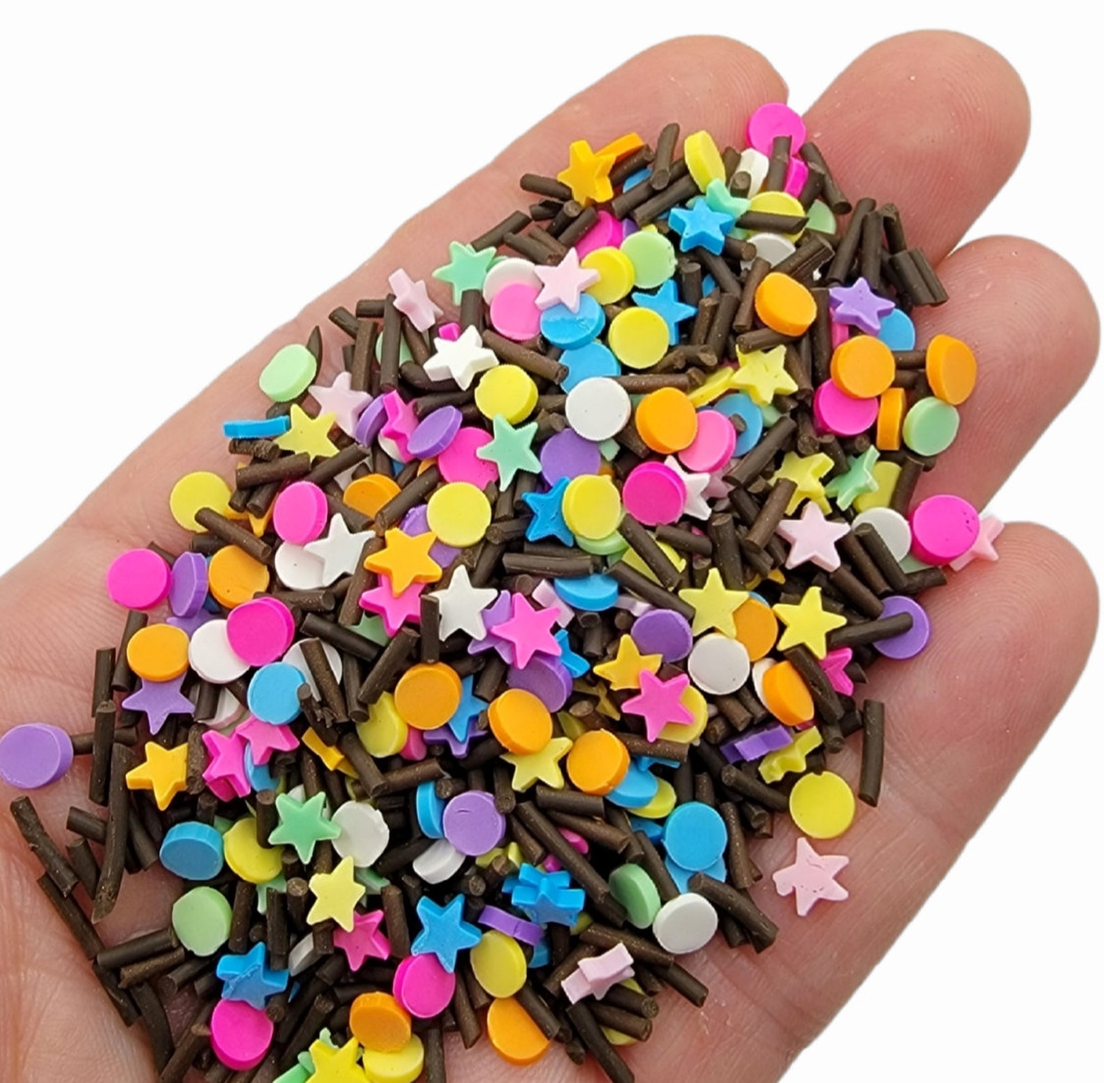 Cosmic Brownie polymer candy sprinkles mix Not Edible Etsy
