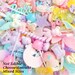FAIRY KEI pastel cabochons mix resin flatback random mix *Not Edible* 