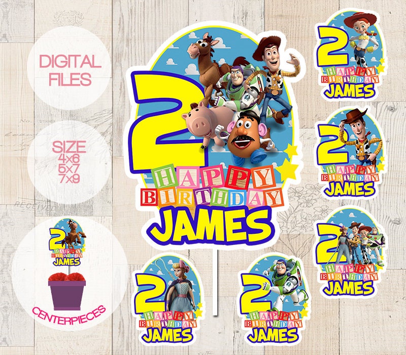 Toy Story Printable Centerpieces Perfect for Birthday Parties and Playrooms