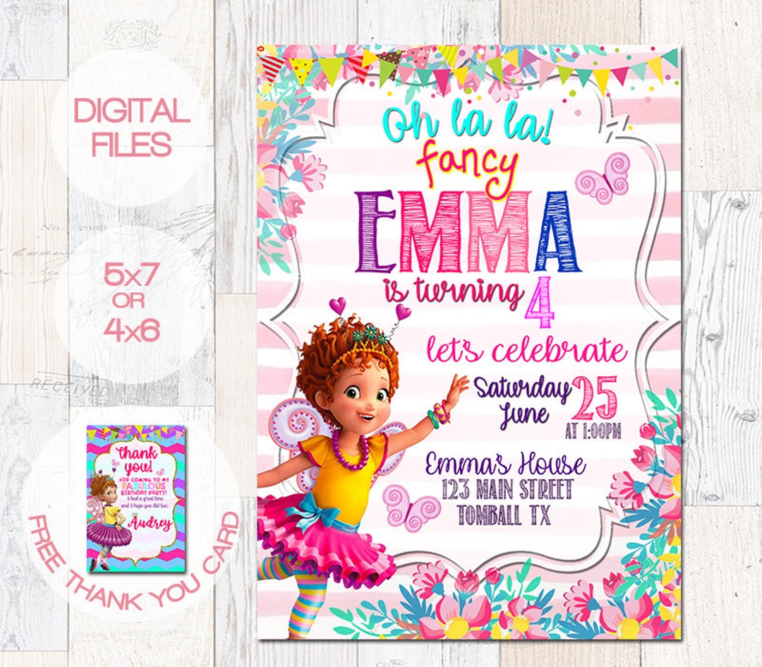 Fancy Nancy Invitation Fancy Nancy Birthday Invitation Fancy Nancy ...
