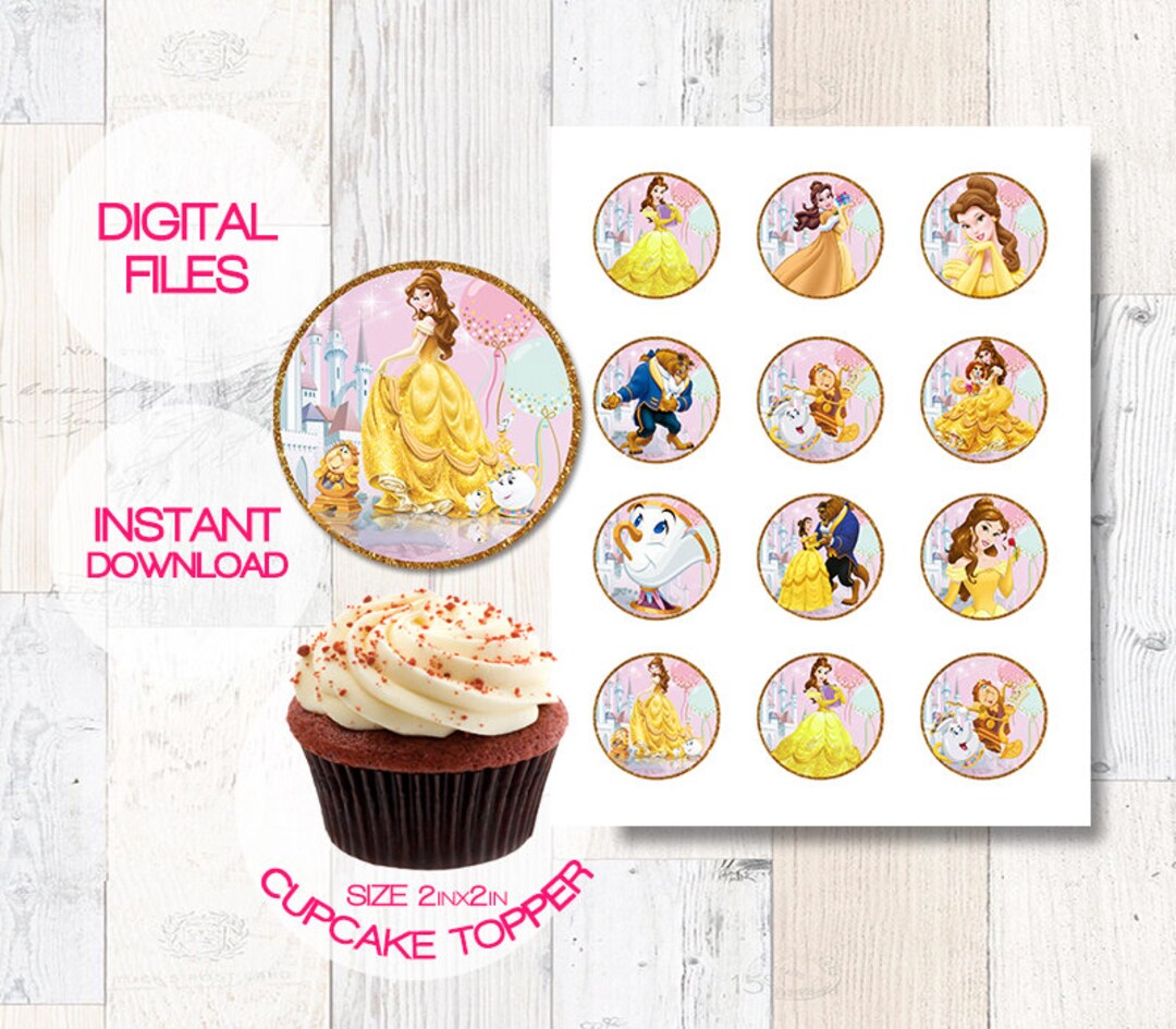Princess Belle Toppers - Beauty and the Beast Package - Beauty and the ...