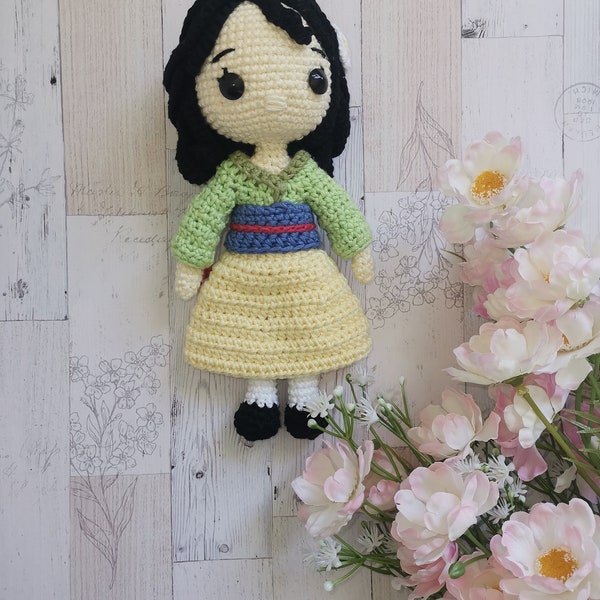 Crochet doll, handmade dolls, Amigurumi doll, Crochet doll, handmade princess doll