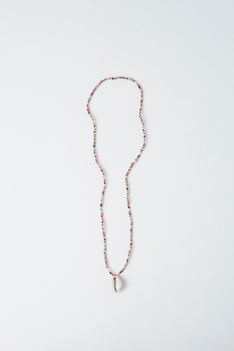 Shell beaded necklace