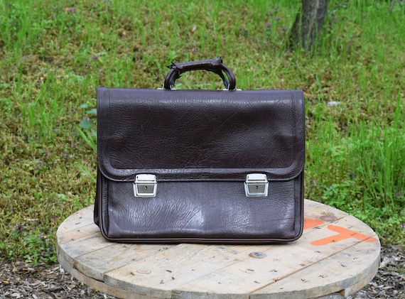 Dokumententasche, Umhängetasche, Vintage Handtasche, Tasche aus