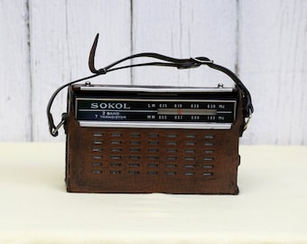 Authentic Vintage Portable Soviet Transistor Radio Ishim 003 