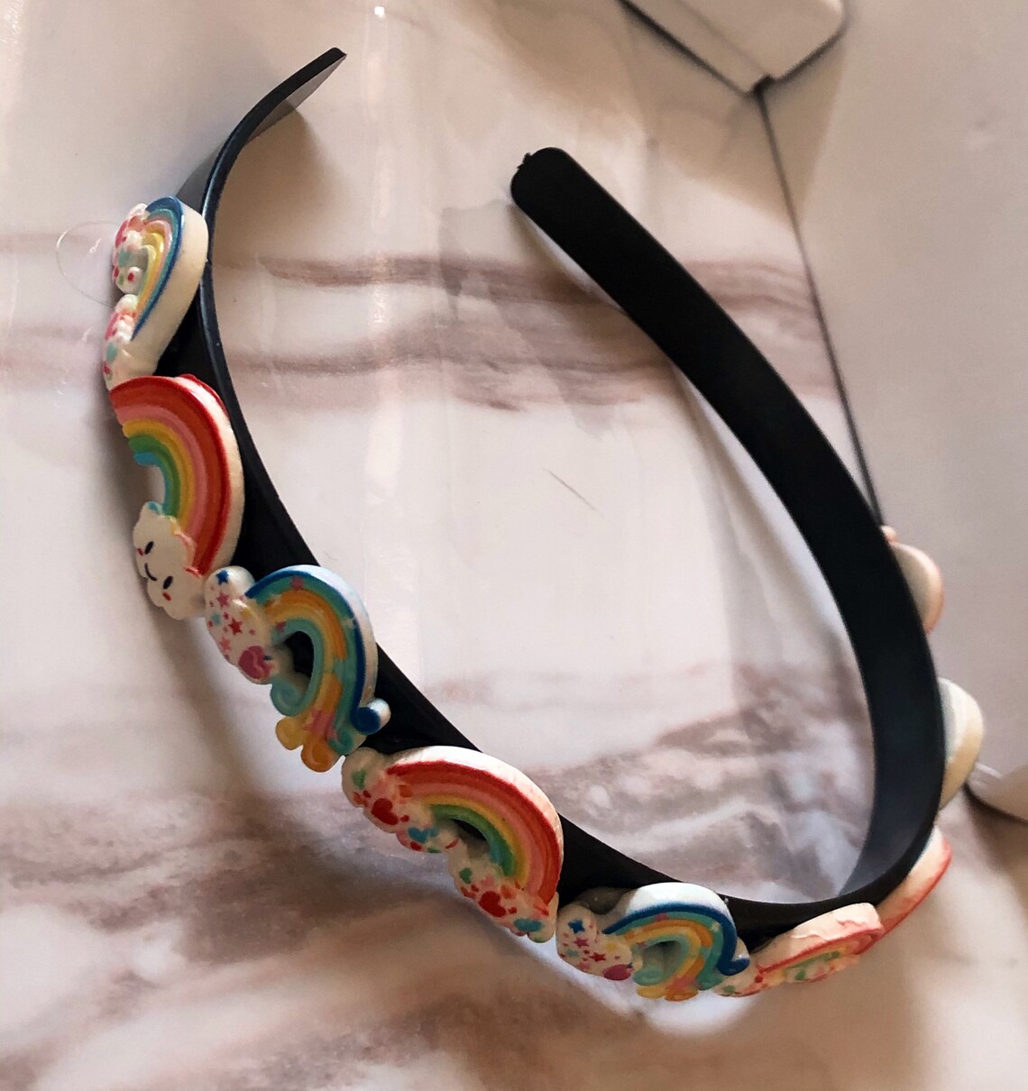 Rainbow headband for girls little girls headband toddle Etsy