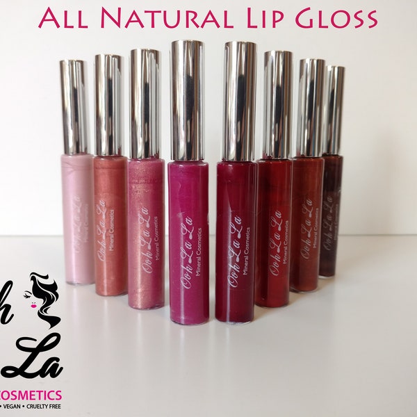 Sheer Lip Gloss // All Natural // Gluten-Free // Vegan // Cruelty-Free // Healthy Makeup // Natural makeup // Flawless Shine