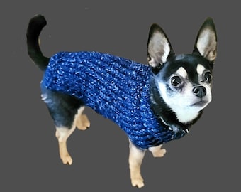 Dog sweater-boy dog clothes-knitted dog sweater-chiuhuahua-yorkie-puppy-small dog sweaters-warm pet sweater-dog winter sweater-cute dog item