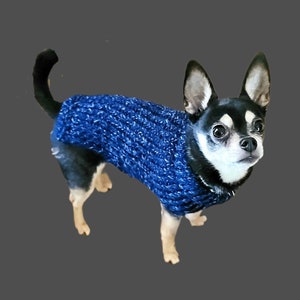 Dog sweater-boy dog clothes-knitted dog sweater-chiuhuahua-yorkie-puppy-small dog sweaters-warm pet sweater-dog winter sweater-cute dog item