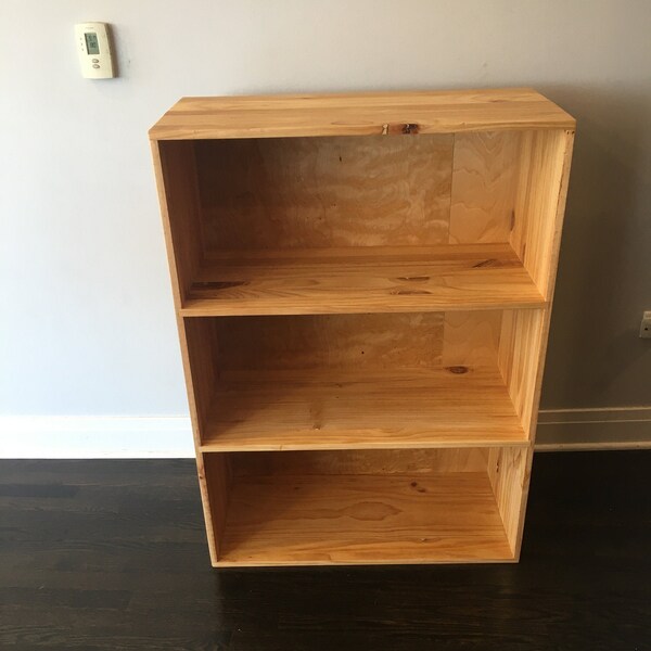 Solid Wood Bookshelves Etsy