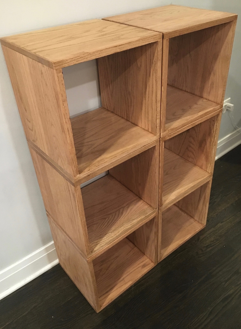 Custom made open cube shelving units. Rearrangeable Etsy