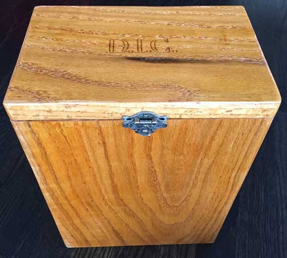 Custom Built Wooden Storage Box With Hinged Lid Decorative Etsy